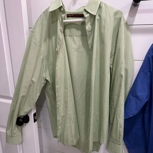 Mens Dress Shirt Perry Ellis